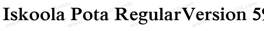 Iskoola Pota RegularVersion 590字体转换